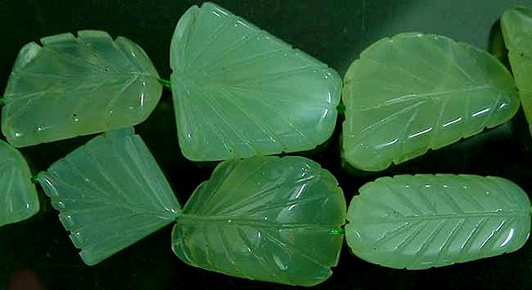 Green Chalcedony Carving Tumbles