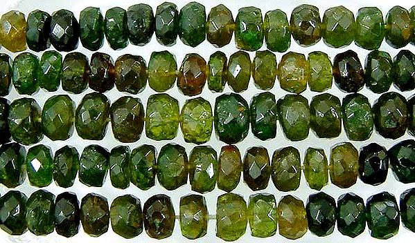 Green Tourmaline Faceted