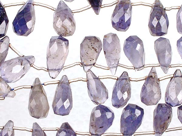 Iolite Faceted Drops