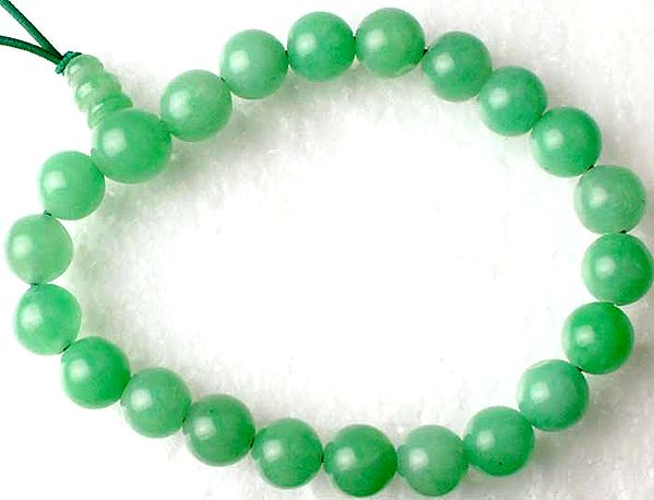 Jade Stretch Rosary Bracelet