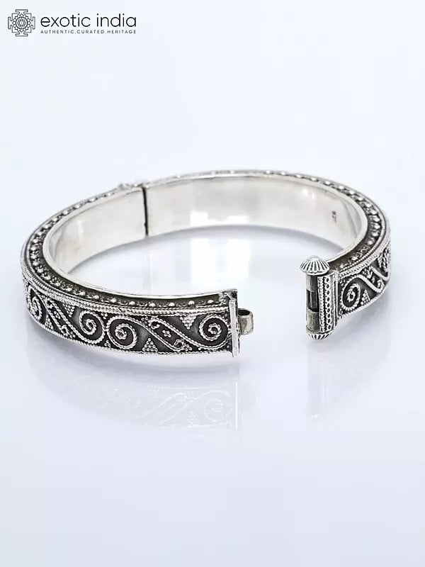 Openable Sterling Silver Bangle