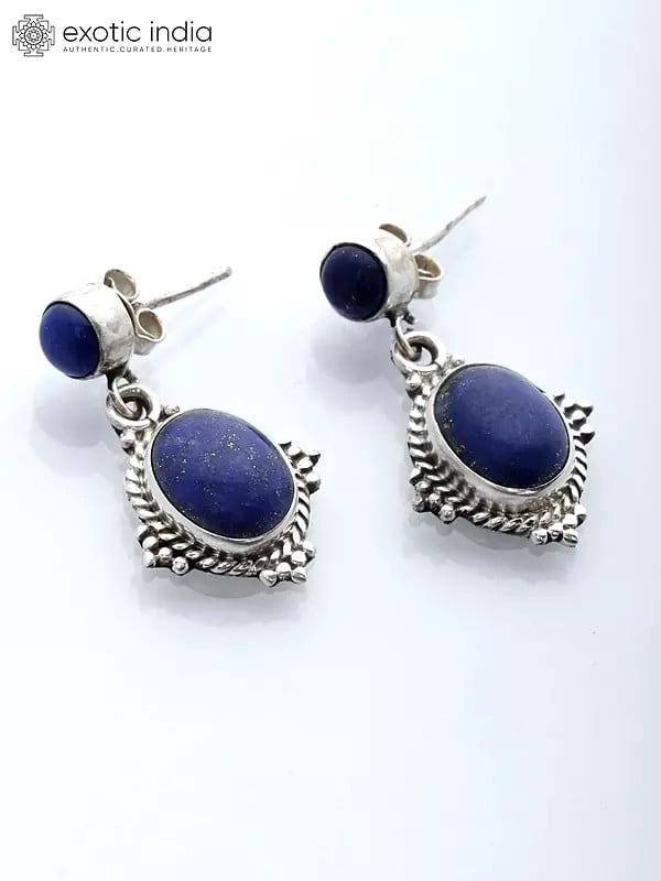 Lapis Lazuli Drop Earrings