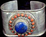 Lapis Coral Bracelet