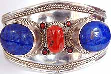 Lapis Coral Bracelet