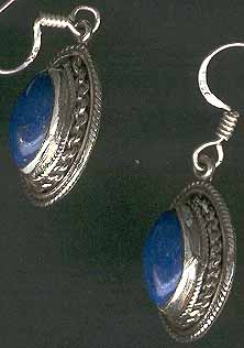 Lapis Ear Rings