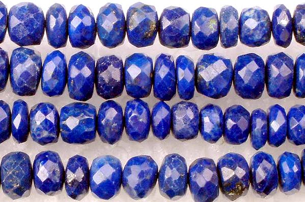 Lapis Lazuli Facted Rondells