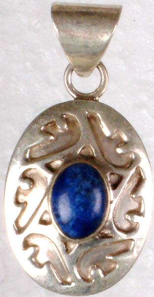 Lapis Lazuli Jaali Pendant