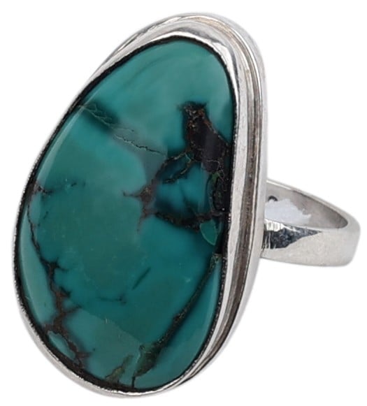 Turquoise Ring With Sterling Silver