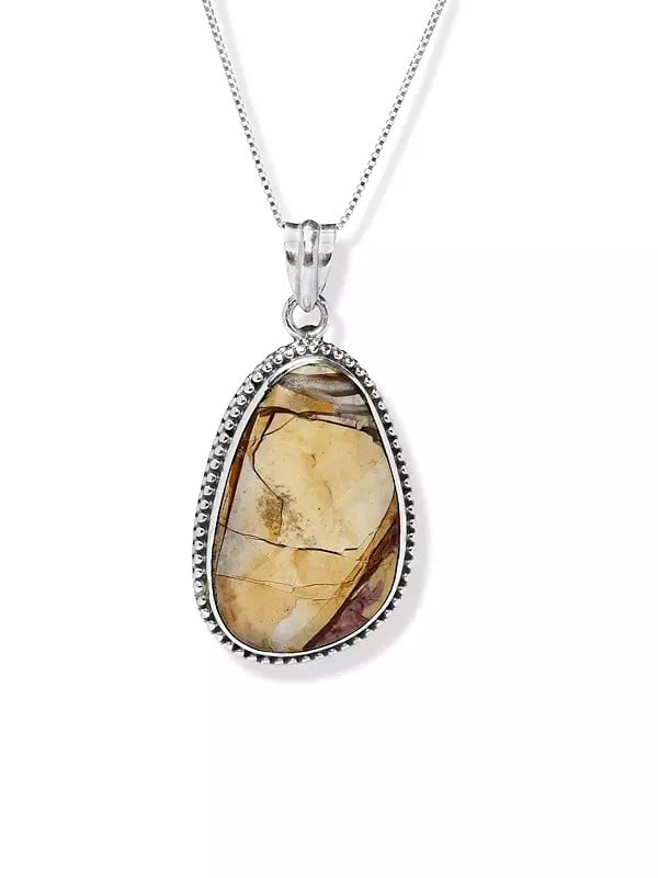 Brecciated Mookaite Gemstone Pendant