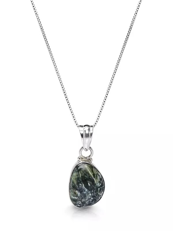 Seraphinite Gemstone Pendant