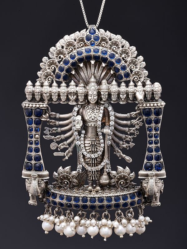 Superfine Sterling Silver Dashavatara Vishnu Pendant