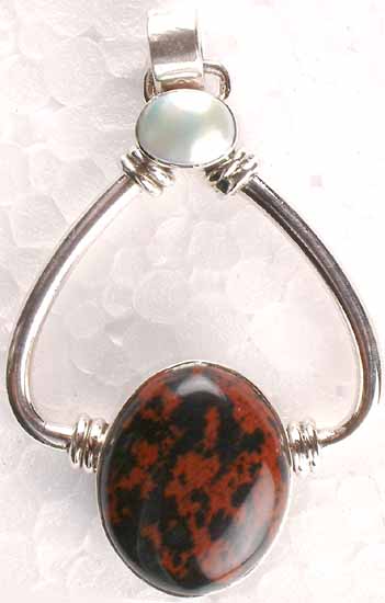 Mahagoni Jasper Pendant