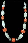 Moonstone Coral Necklace