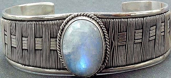 Moonstone Cuff Bracelet