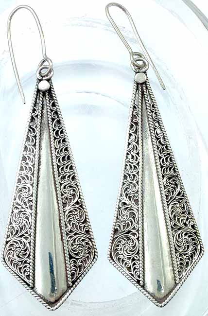 Mughal Earrings with Filigree