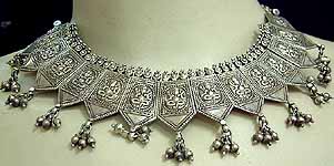 Necklace of Fifteen Ganeshas with Ghungroo Bells