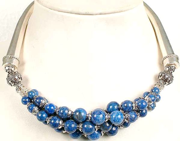 Necklace of Lapis Lazuli Balls