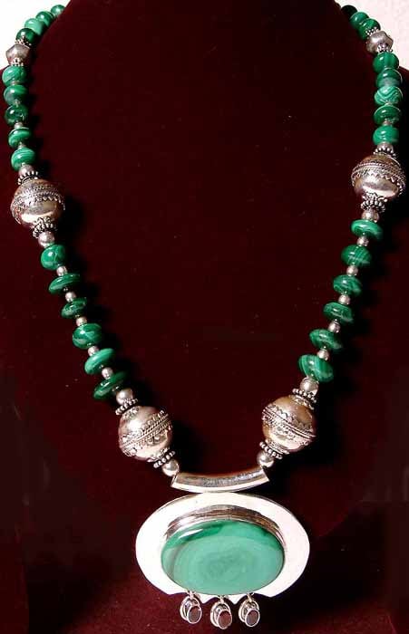 Necklace of Malachite