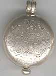 Parasol and Endless Knot Box Pendant with Screw Clasp