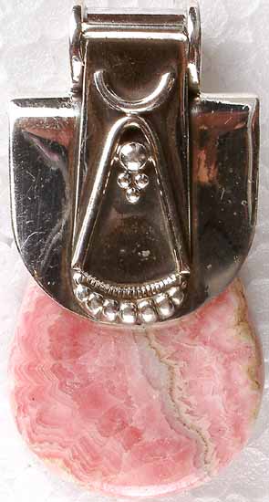 Pendant of Rhodochrosite