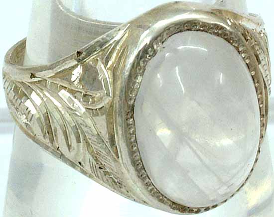 Persian Ring of Moonstone