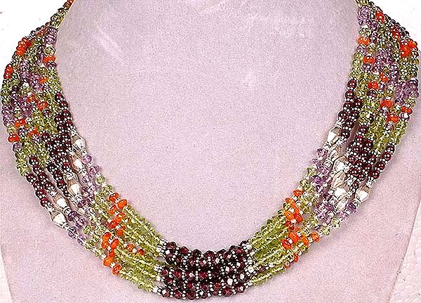 Rainbow Bunch Necklace