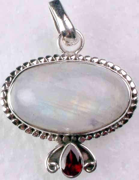 Rainbow Moonstone Pendant