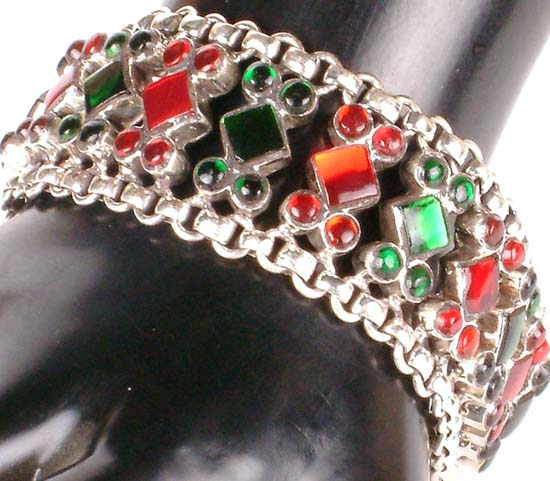 Ratangarhi Cut Glass Bracelet
