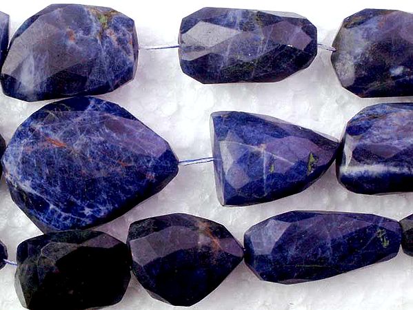 Sodalite Faceted Tumbles
