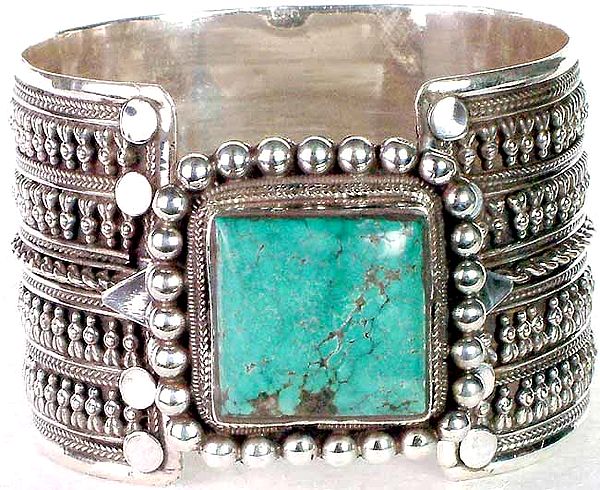 Square Turquoise Bracelet