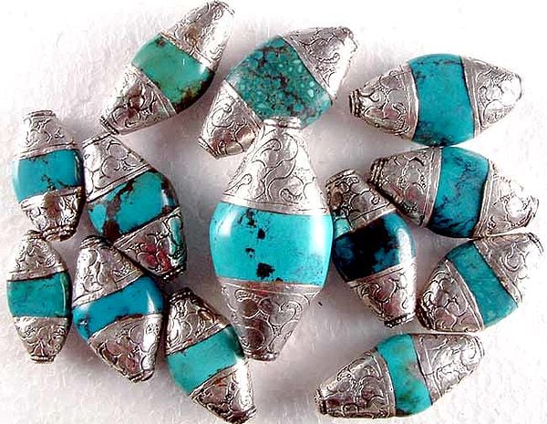 Sterling Capped Turquoise