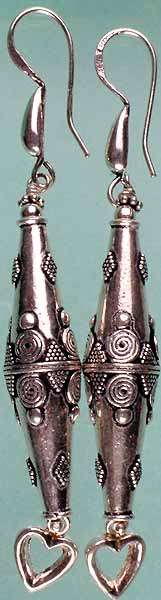 Sterling Double Cones with Dangling Heart