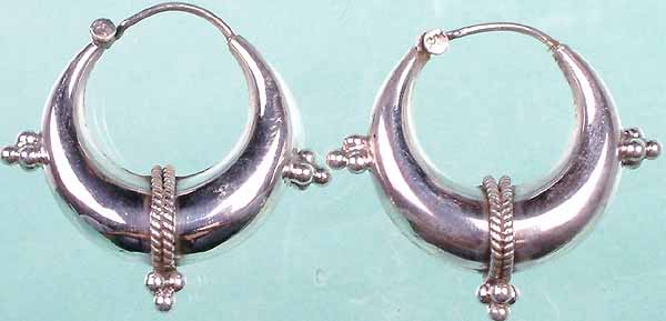 Sterling Hoop Earrings