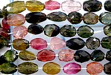 Superfine Faceted Tourmaline Tumbles