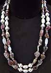 Tourmaline Tumble Necklace with Moonstone