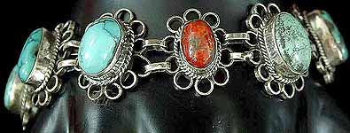 Turquoise Coral Bracelet