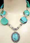 Turquoise Necklace with Pendant