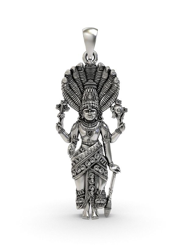 Sterling Silver Lord Venkateshwara Pendant