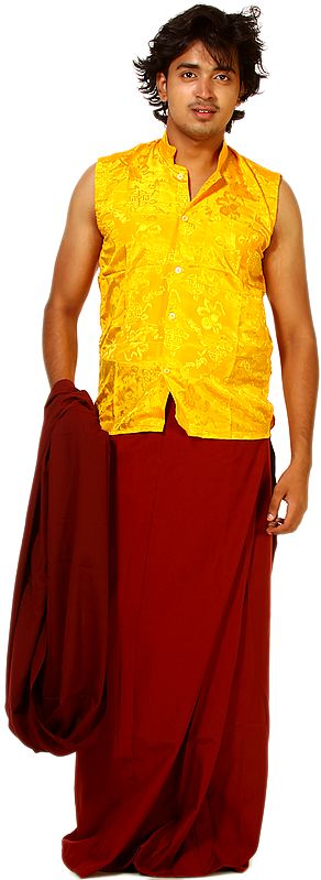 Buddhist Tibetan Lama Costume