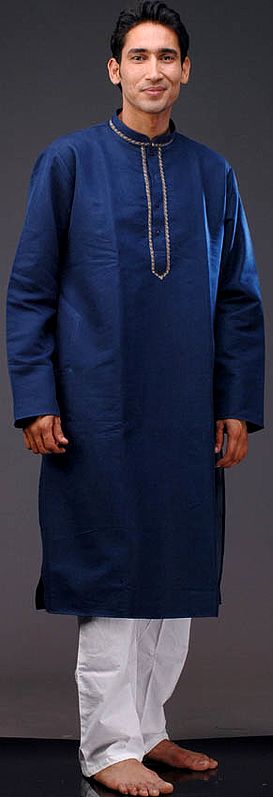 Navy Blue Kurta Pajama