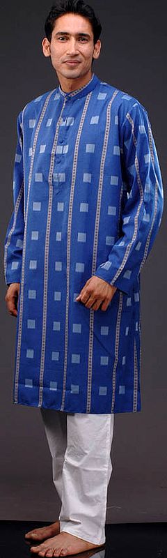Royal Blue Kurta Pajama Set