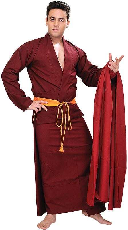 Buddhist Tibetan Lama Costume