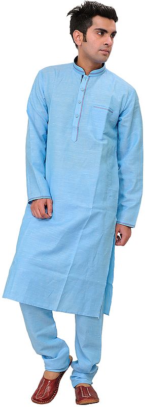 Plain Kurta Pajama with Front Pocket