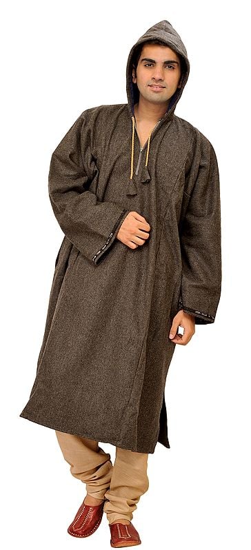 Buy Kashmiri Embroidered Men's Gown Online || Gents Robe