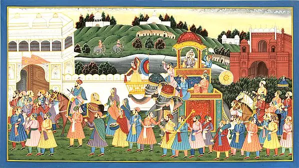 Mughal Procession