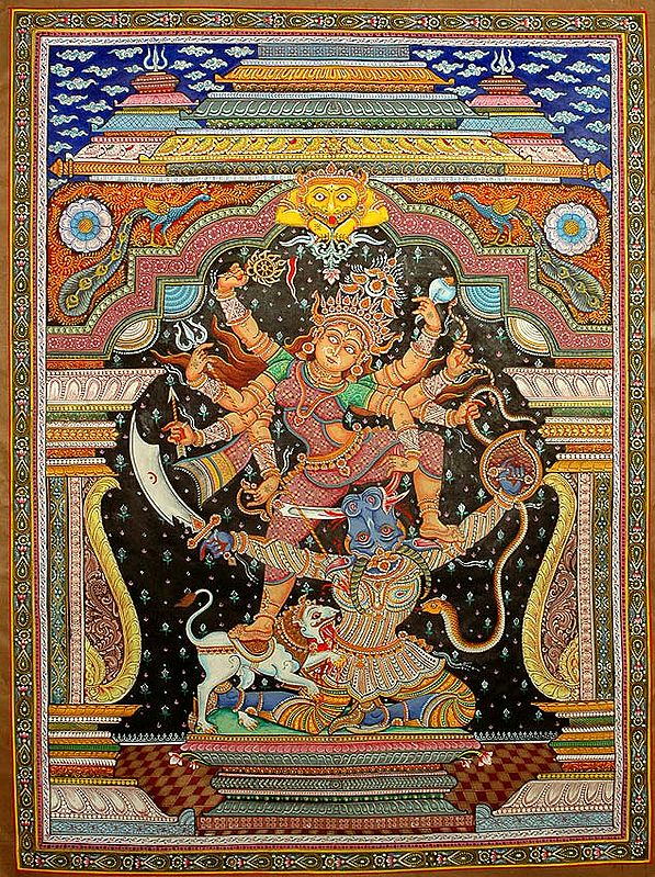 A Superfine Image of Goddess Durga