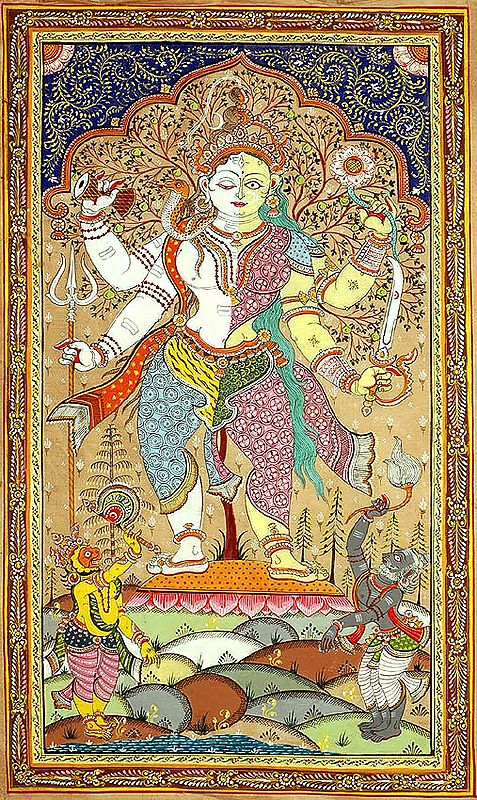Adoration of Ardhanarishvara (Shiva Shakti)