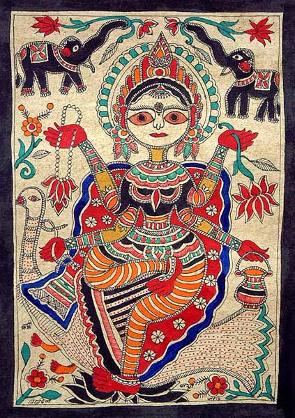 Ashtalakshmi - Brahmi | Exotic India Art