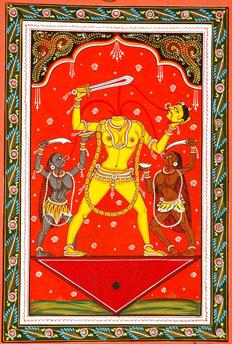 Chinnamasta the Goddess who cuts off her Own Head (Ten Mahavidya Series)