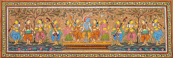 Dancing and Singing with Krishna